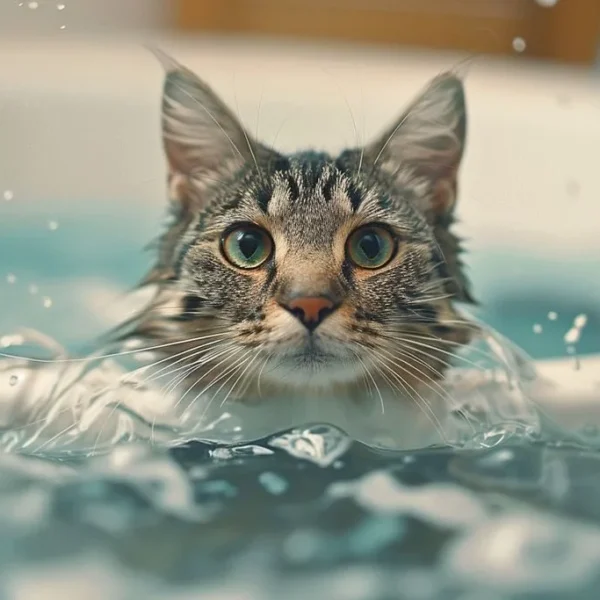 Pourquoi certains chats adorent l’eau