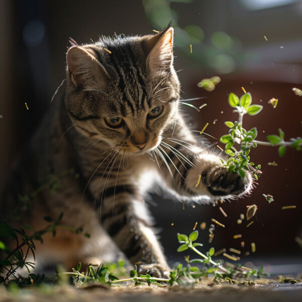 Bienfaits de l'herbe à chat sur votre animal