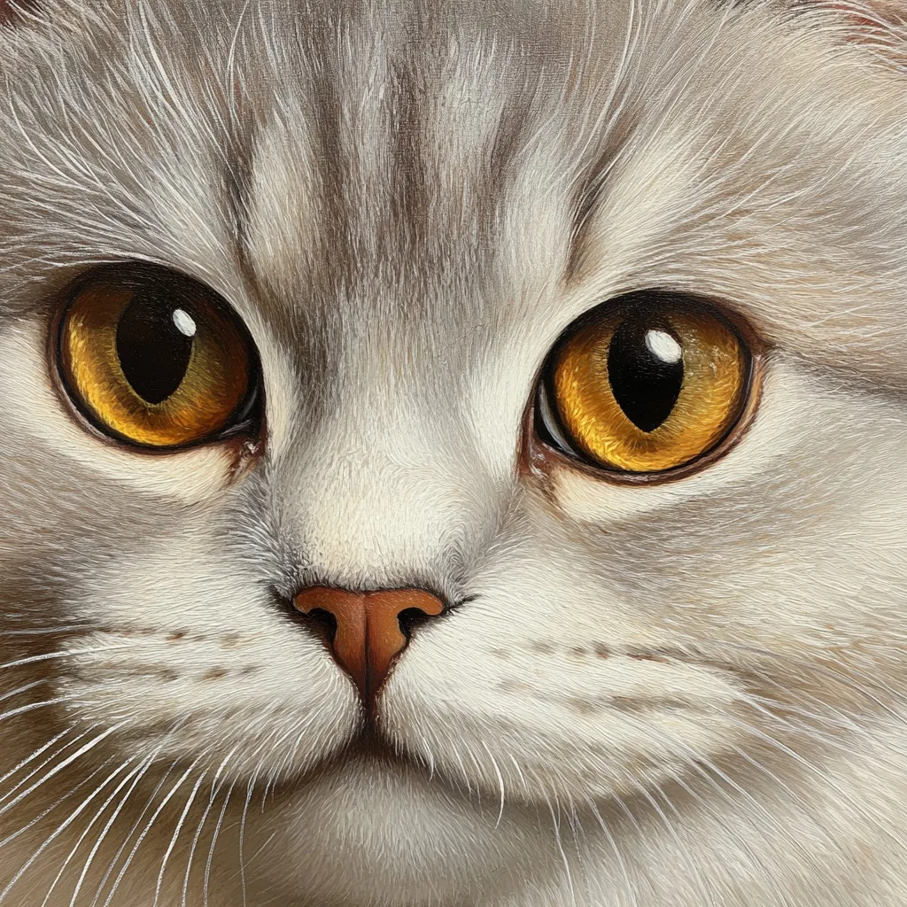 Visage d'un chat europ&eacute;en. Les traits caract&eacute;ristiques