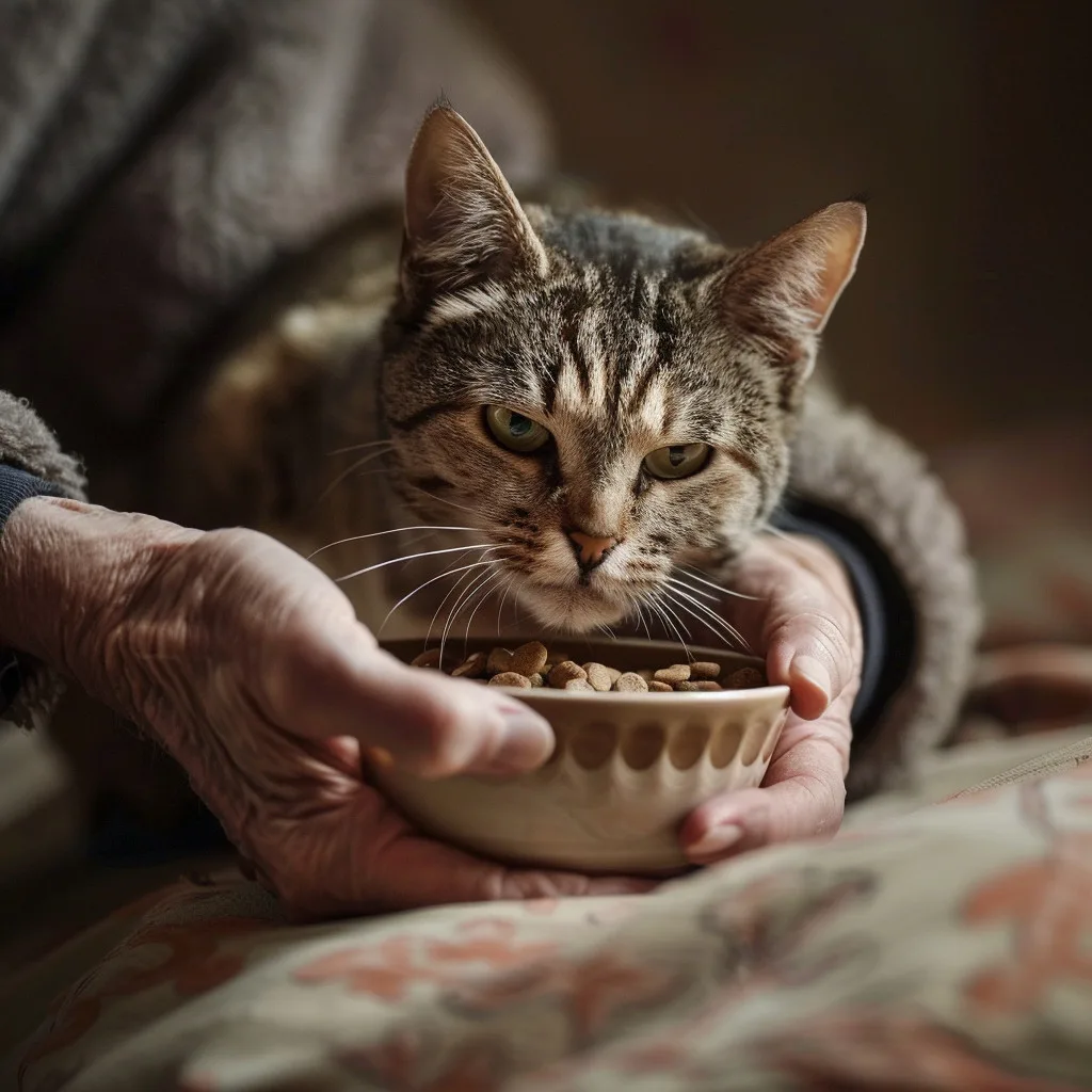 donner &agrave; manger &agrave; un chat sans dents