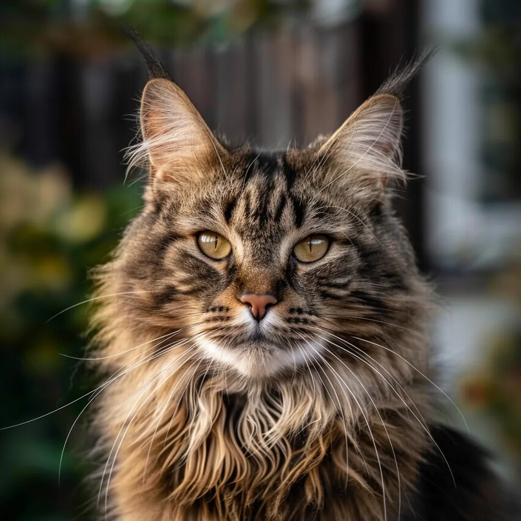 Entropion chat main coon
