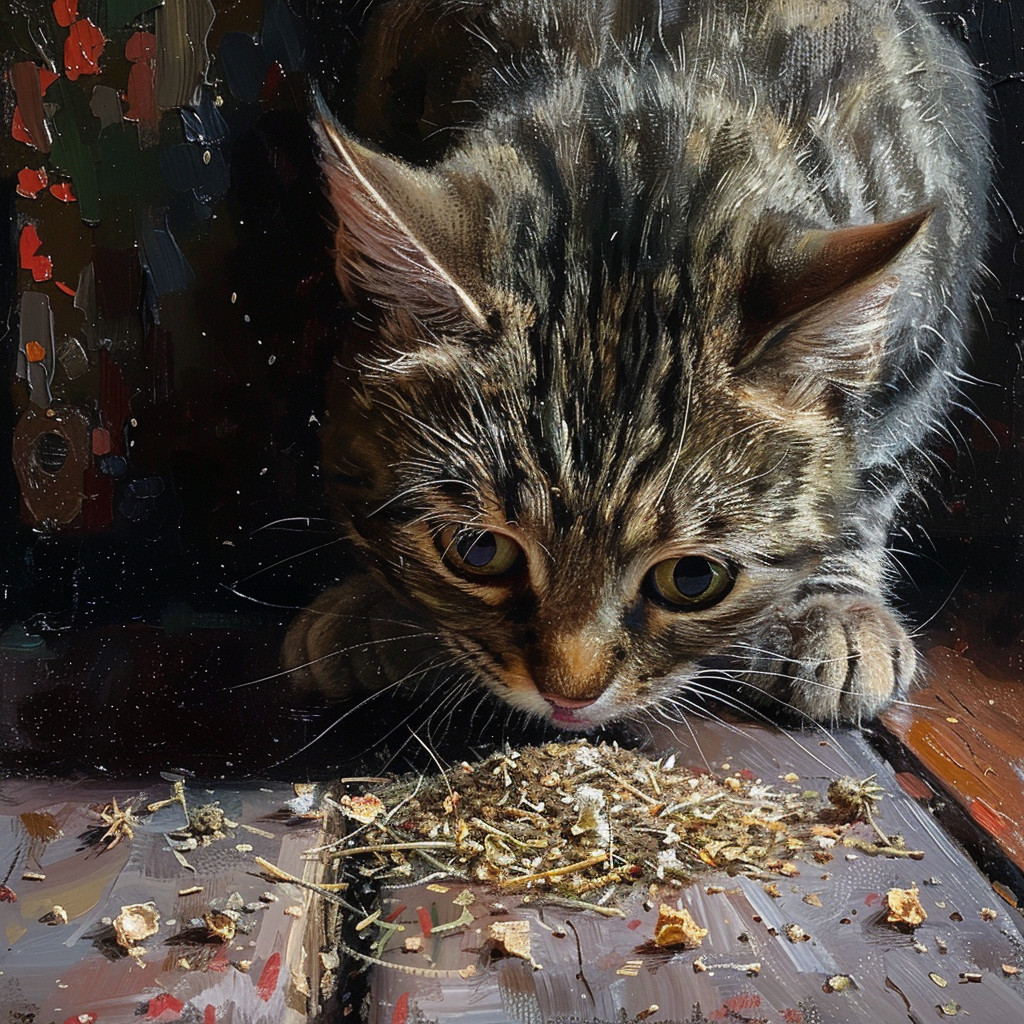 nourriture herbe &agrave; chat