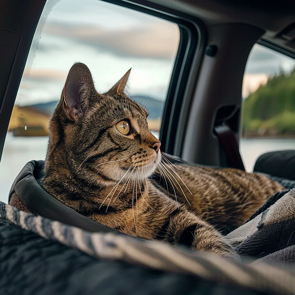 Voyager avec son chat. Pr&eacute;parer le trajet des vacances avec un chat