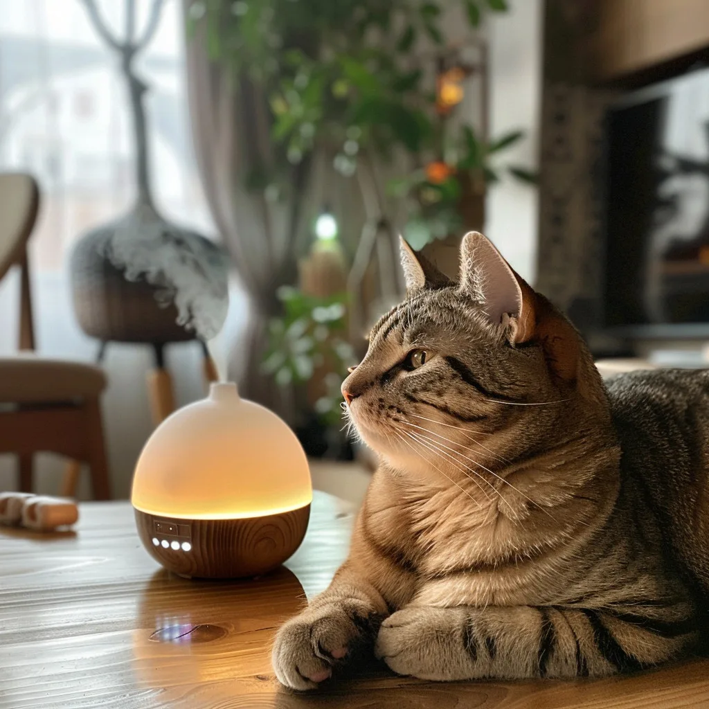 Diffuseur de ph&eacute;romones  pour chat pour r&eacute;duire le stress