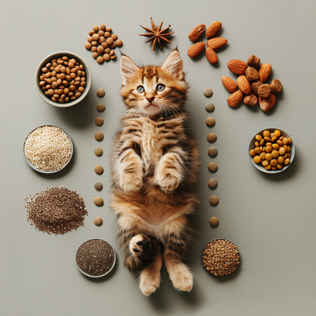 Diff&eacute;rents types d'alimentation pour les chatons